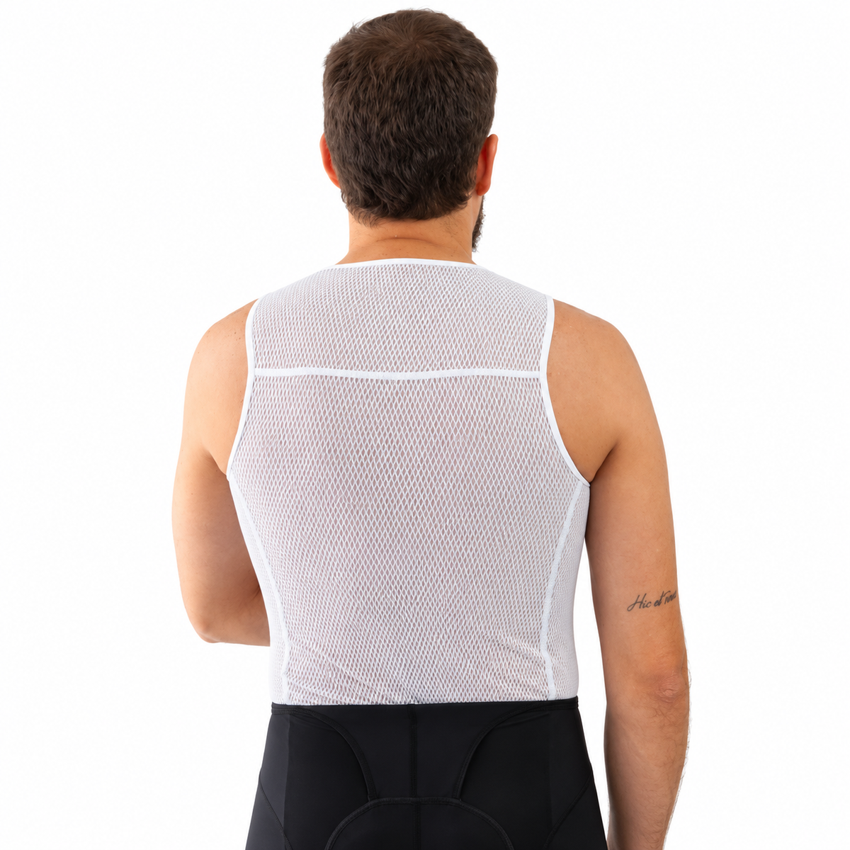 Camiseta Interna de Ciclismo Sin Mangas Negra