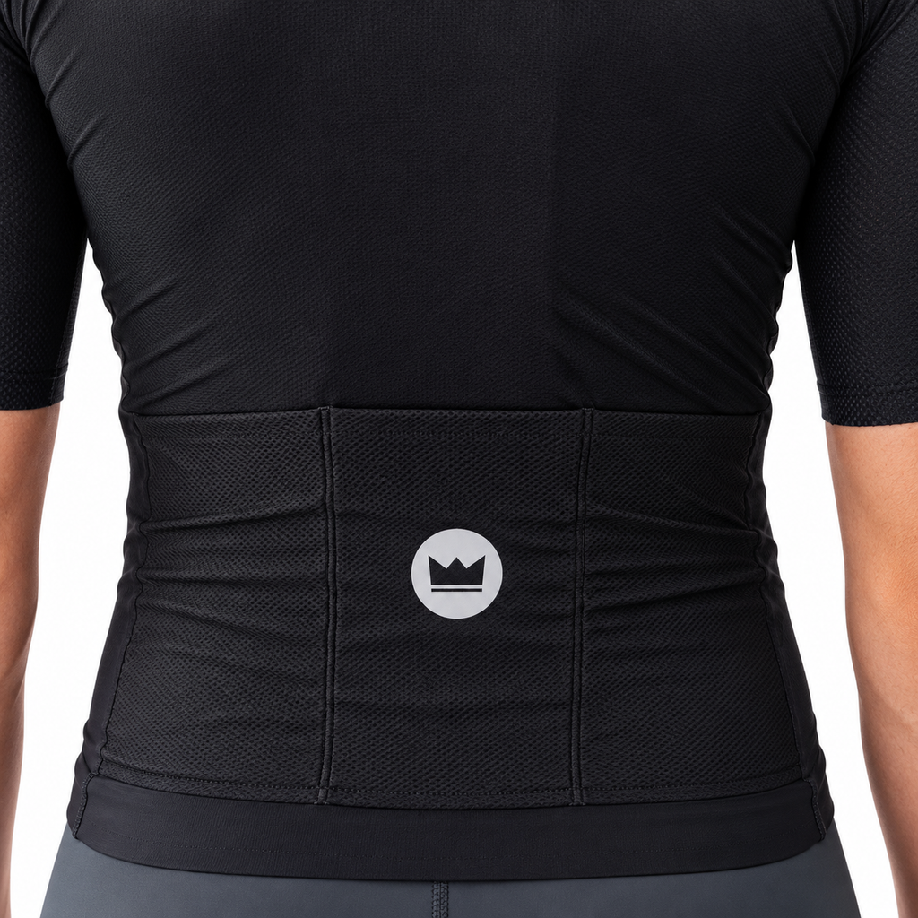 Jersey de Ciclismo Elemental Negro